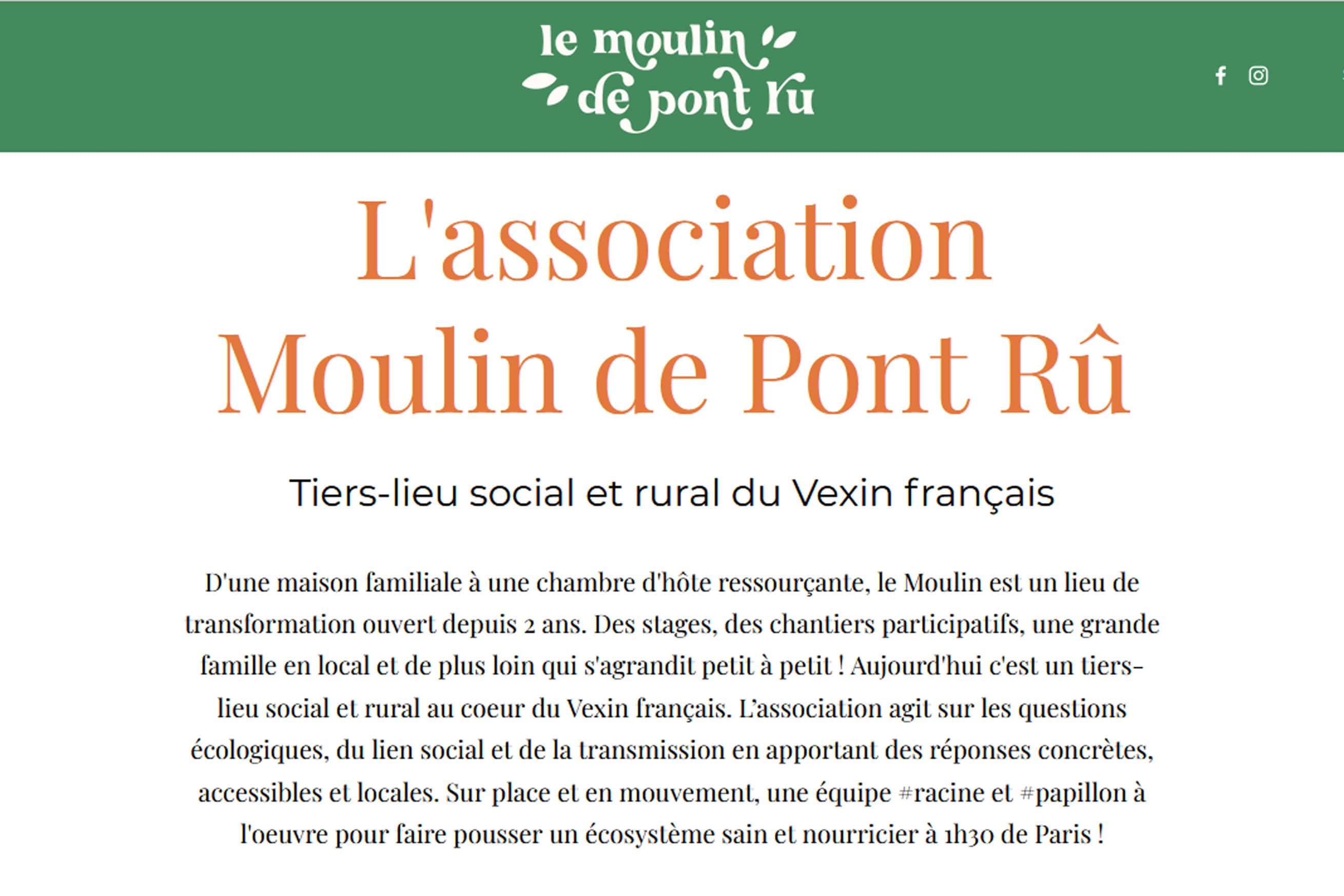 L'association Moulin de Pont Rû